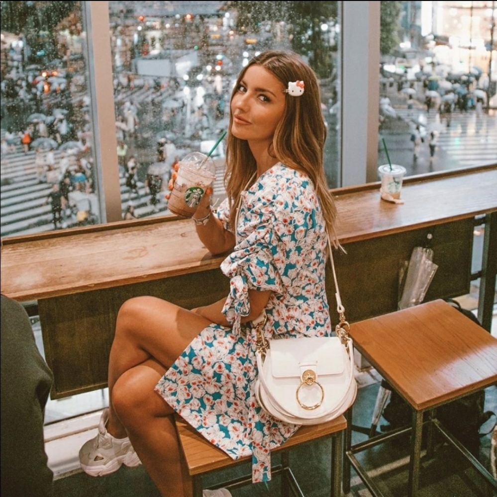 HOST Pick🎉 ZARA NWT Short Printed POPLIN Dress BLOGGER'S FAV. - Picture 4 of 10
